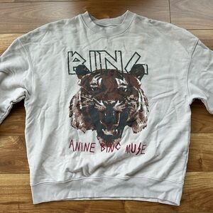 Anine Bing Cream Sweatshirt